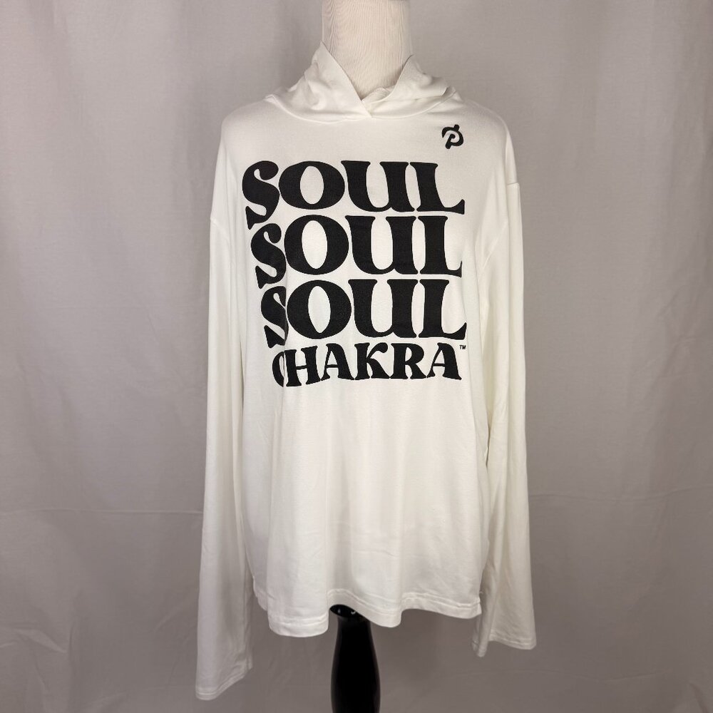 Peloton Unisex Soul Chakra Hooded Top | White | Large
